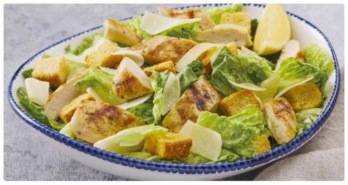 Classic Caesar Salad with Grilled Chicken