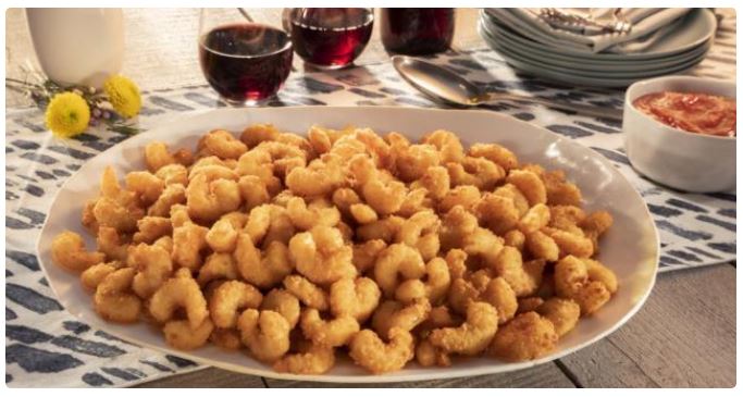 Crunchy Popcorn Shrimp Platter