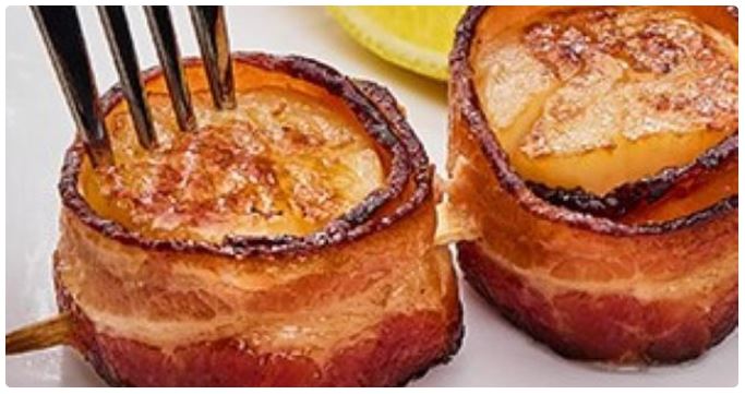 New Bacon-Wrapped Sea Scallops